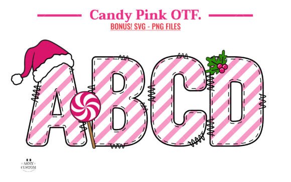Candy Pink: Elevating Your Holiday Designs with Festive Typography