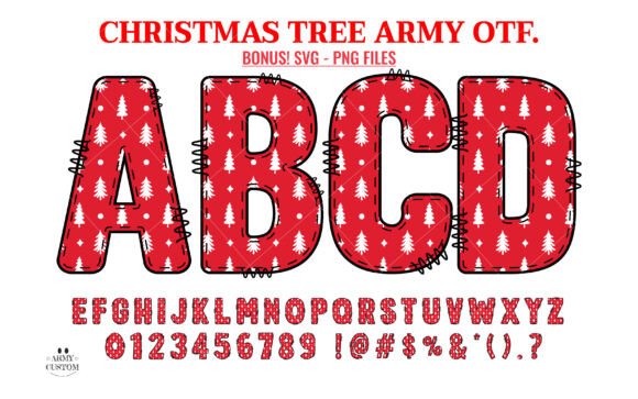 Christmas Tree Army: Festive Typography for Creative Campaigns