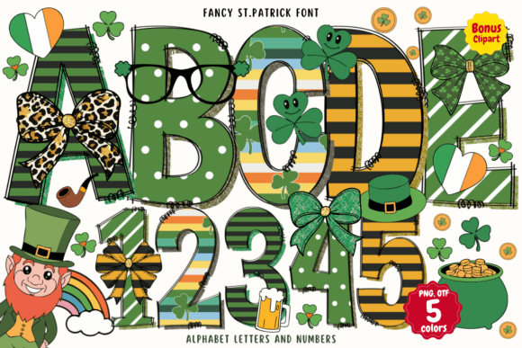 Funny St. Patrick Font: A Whimsical Design Asset