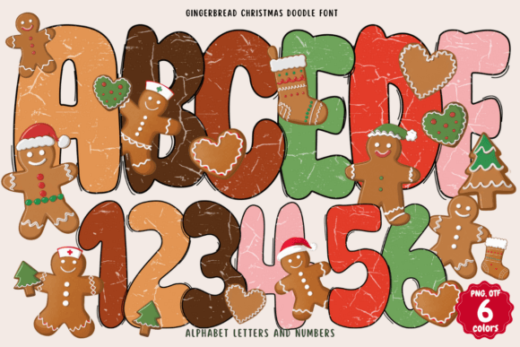 Gingerbread Christmas Doodle: Sweeten Your Holiday Designs