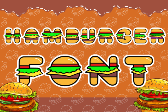 Hamburger Font: A Playful Asset for Food-Themed Design