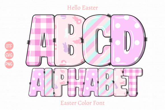Hello Easter: A Playful Color Font for Vibrant Designs