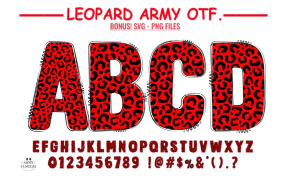 Leopard Pattern Font: Elevate Your Visual Design