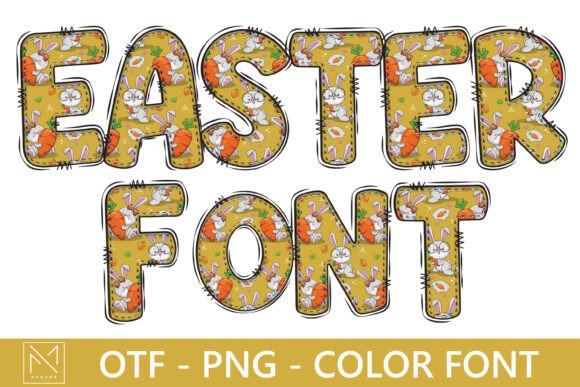 Spring Bunny Alphabet: Elevate Easter Design Projects
