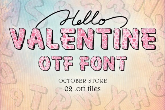 Valentine Alphabet Love Heart: A Typography Guide
